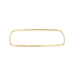 9kt Gold Square Bangle