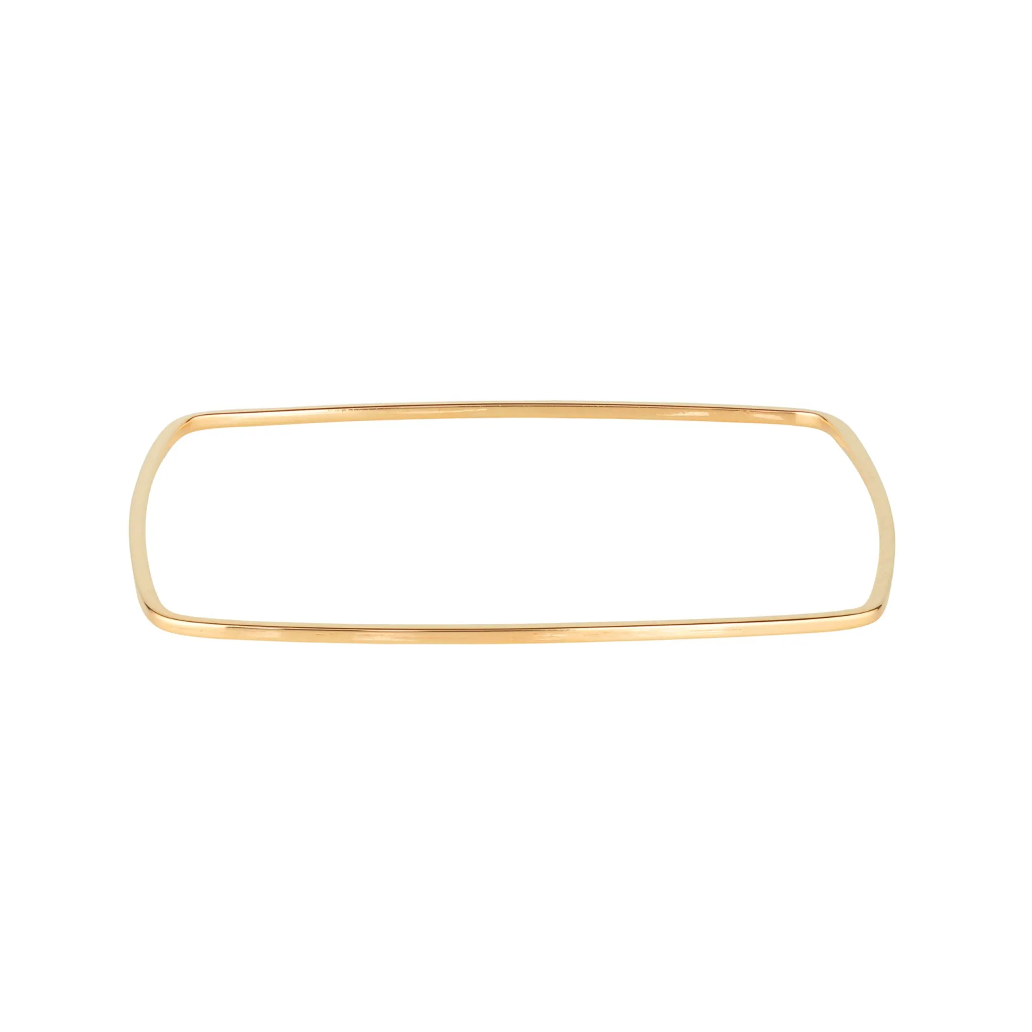 9kt Gold Square Bangle