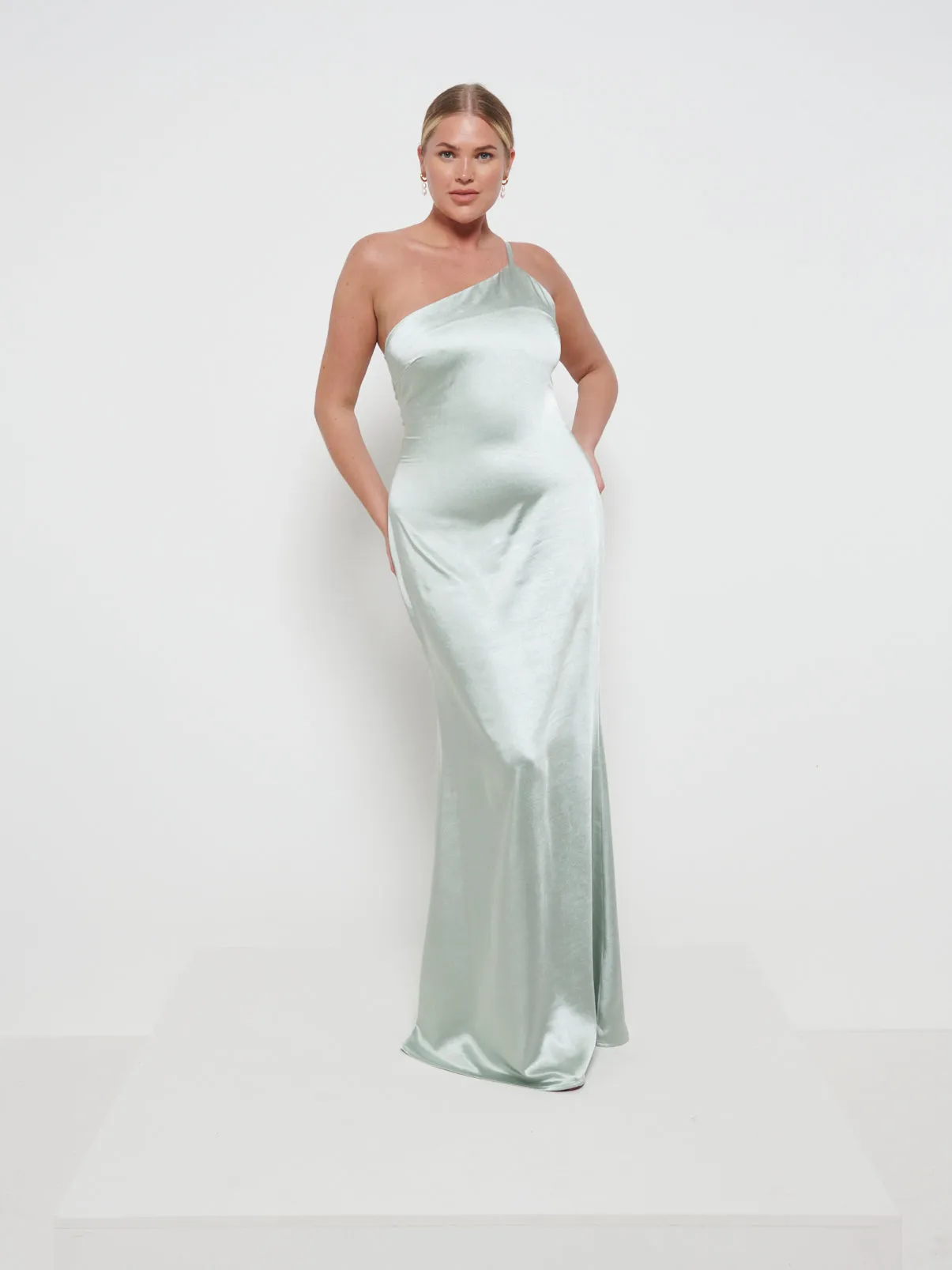 Amelia Maxi Bridesmaid Dress - Matte Sage