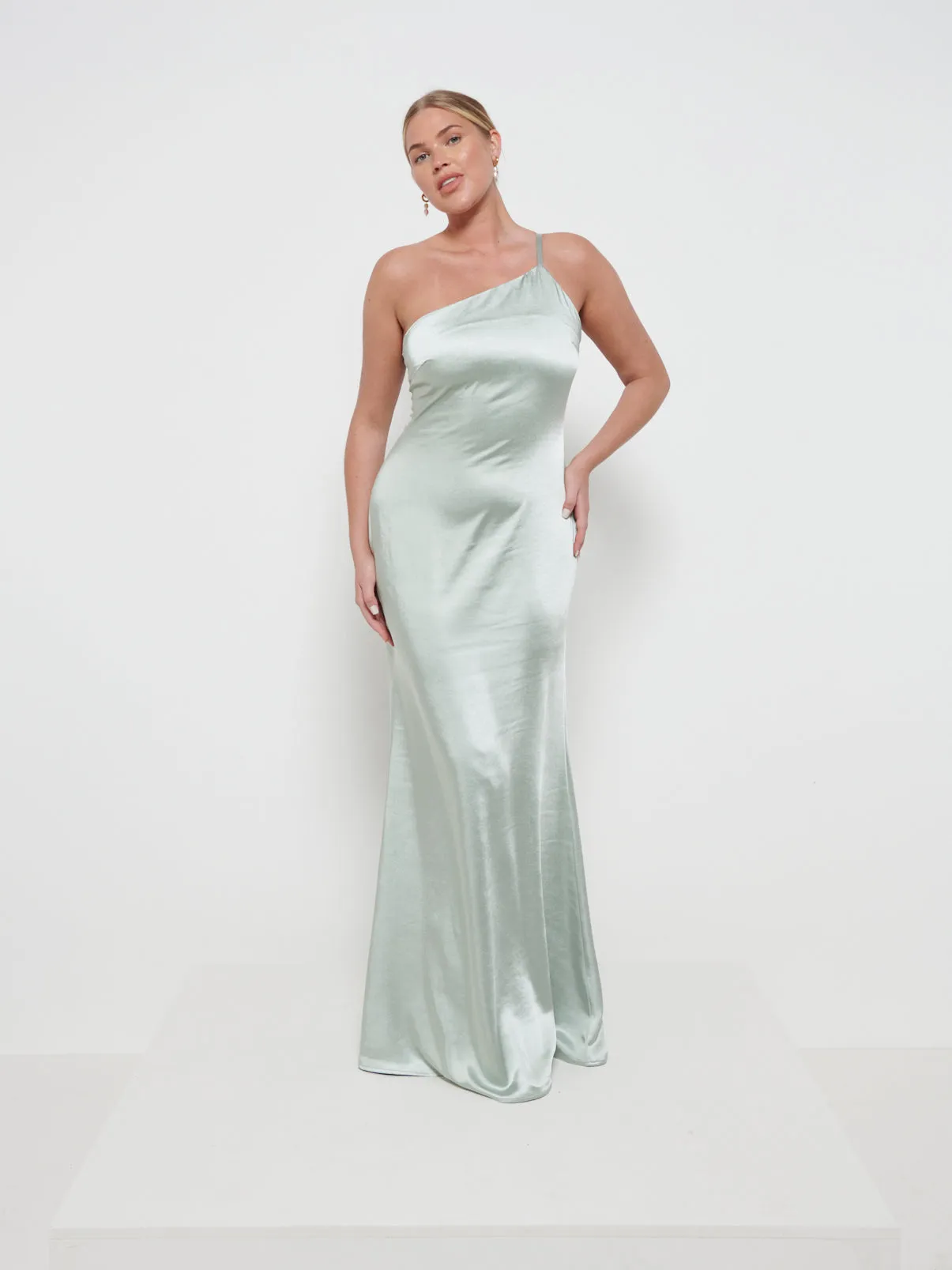 Amelia Maxi Bridesmaid Dress - Matte Sage