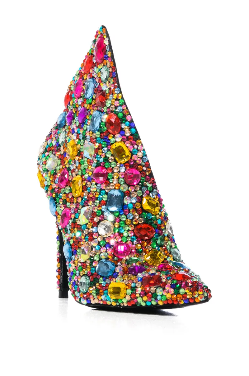 AZALEA WANG IDA EMBELLISHED PUMP IN MULTI