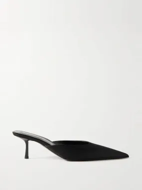 Barbara satin mules