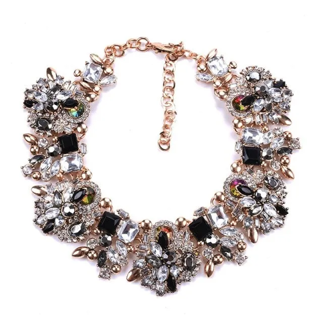 Big Bib Statement Choker Necklace