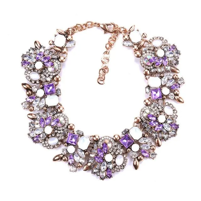 Big Bib Statement Choker Necklace