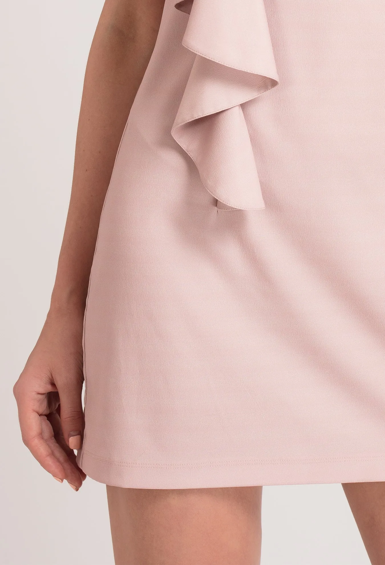 Blush One Shoulder Dress