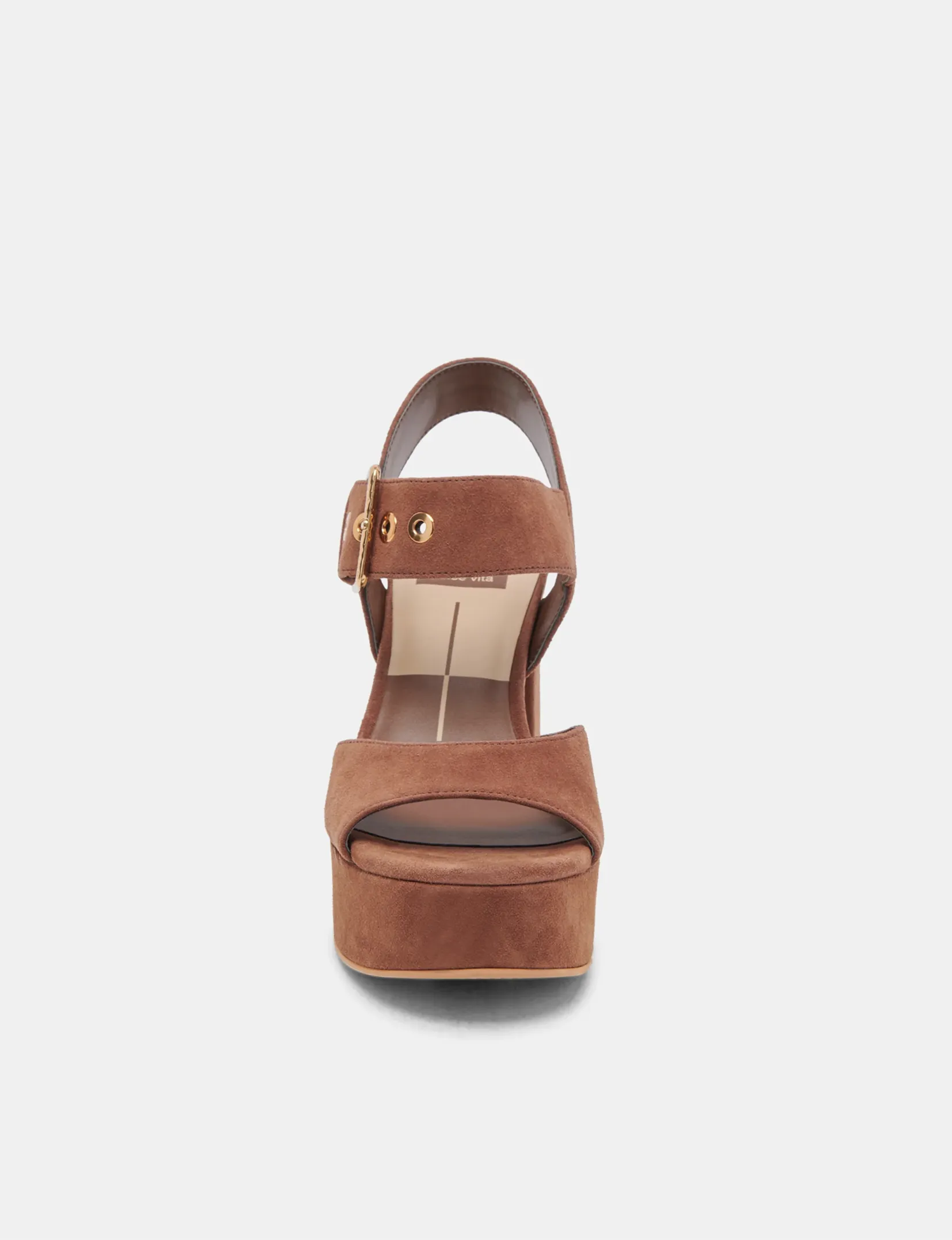 Bobby Platform Heel, Cocoa Suede