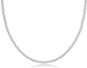 Choker Classic Sterling 3mm Bead