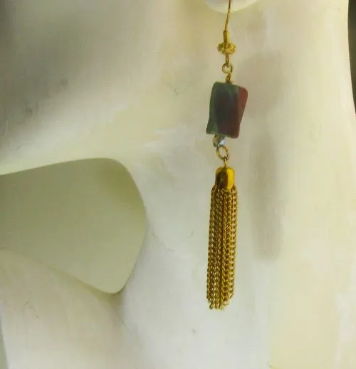 Dangling Artisan Bead Earrings