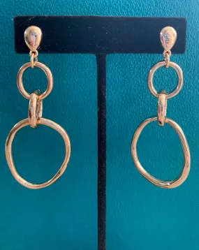 Dangling Hoop Earrings