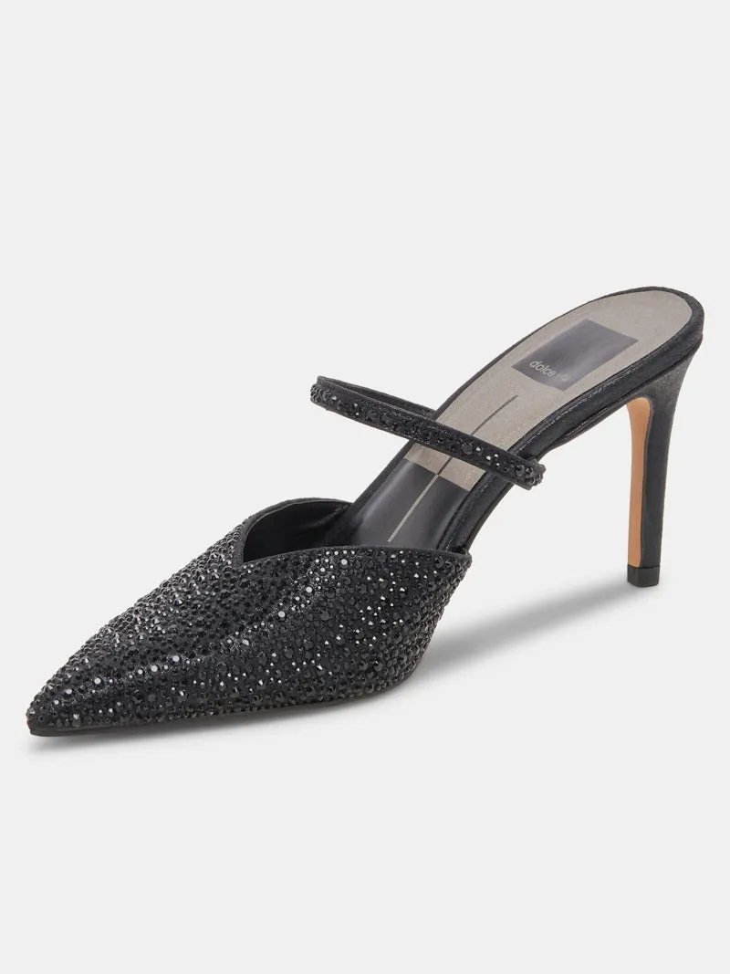 Dolce Vita Kanika Crystal Heels - Black