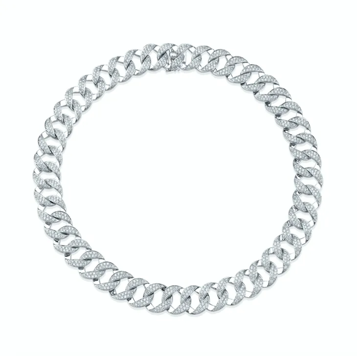 HEMINGWAY DIAMOND CHAIN LINK CHOKER