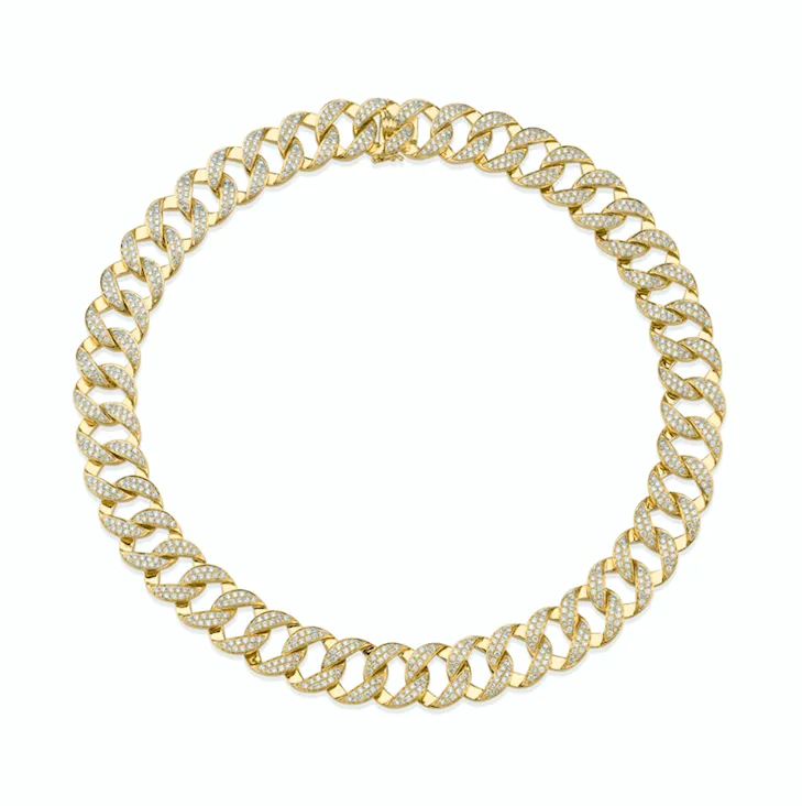 HEMINGWAY DIAMOND CHAIN LINK CHOKER