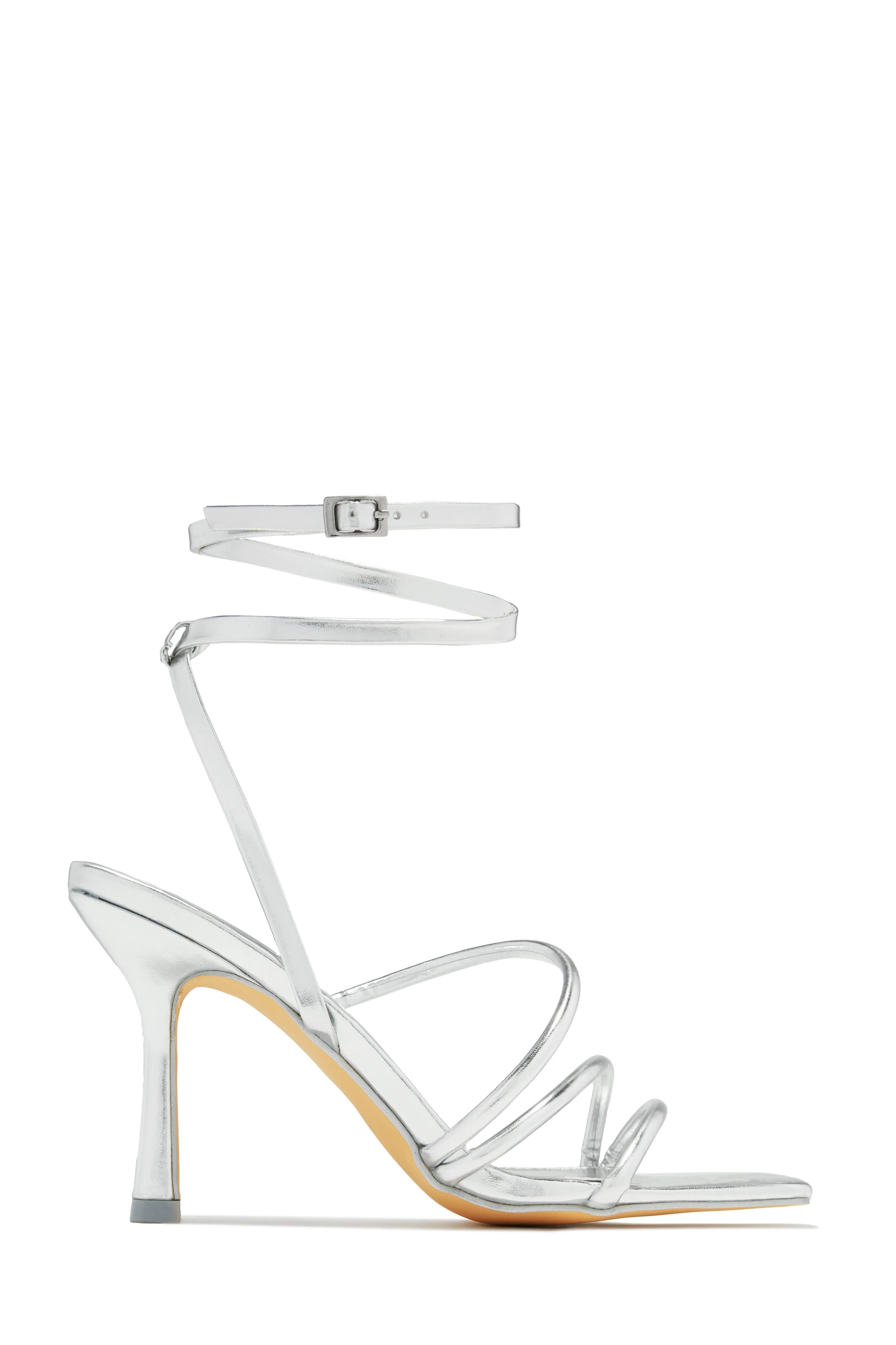 Katti Strappy Mid Heels - Nude