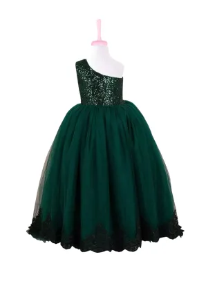 Lauren Green Party Dress