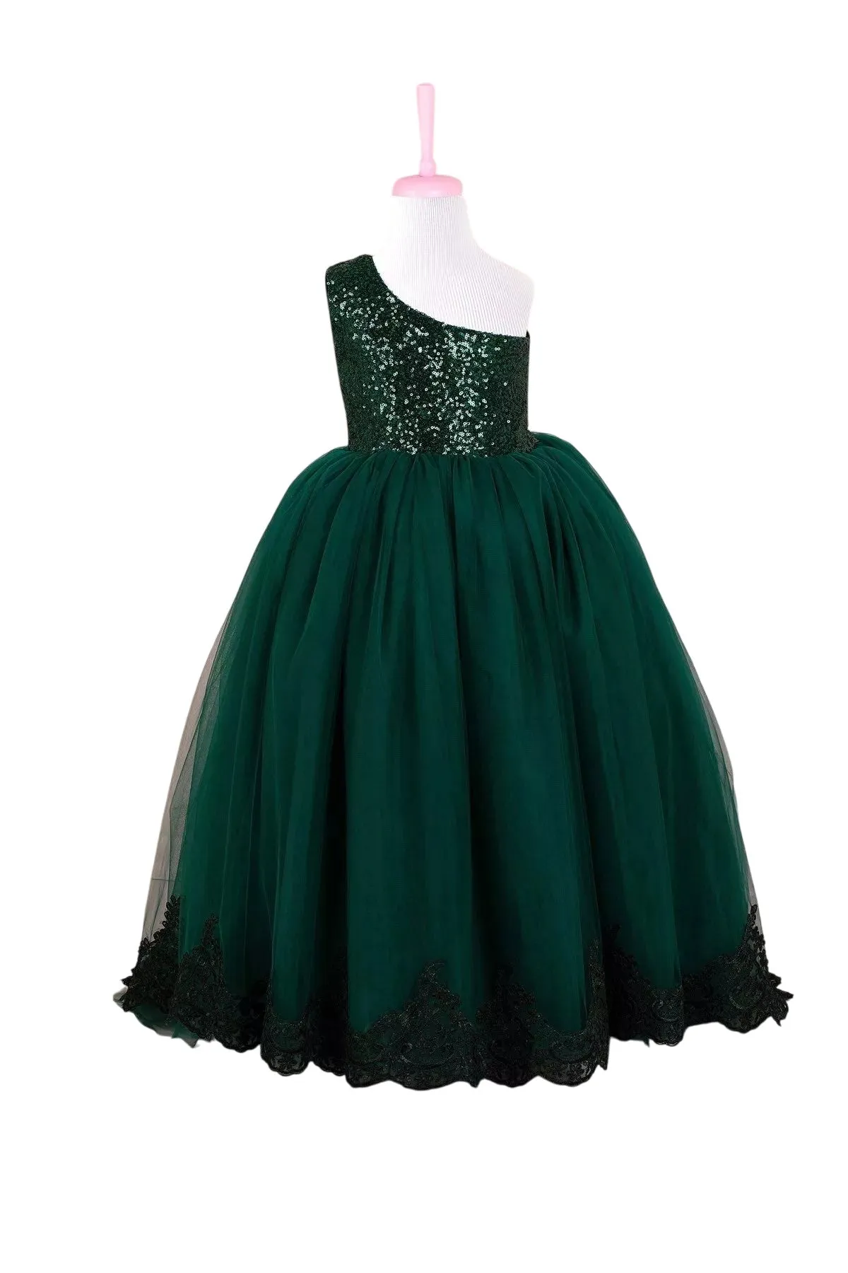 Lauren Green Party Dress