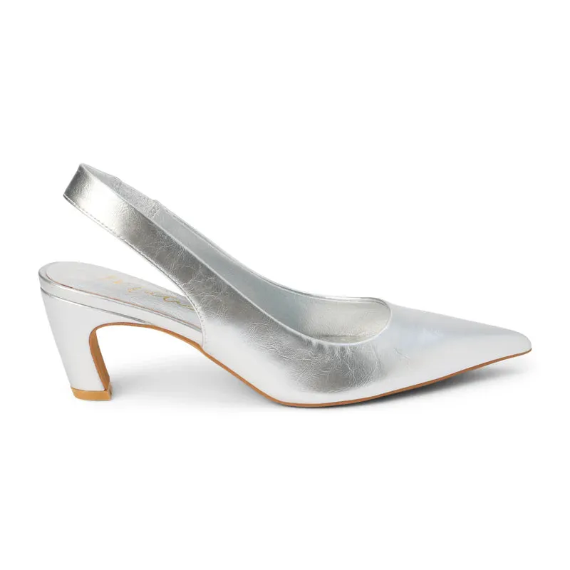 Leona Heel - Silver