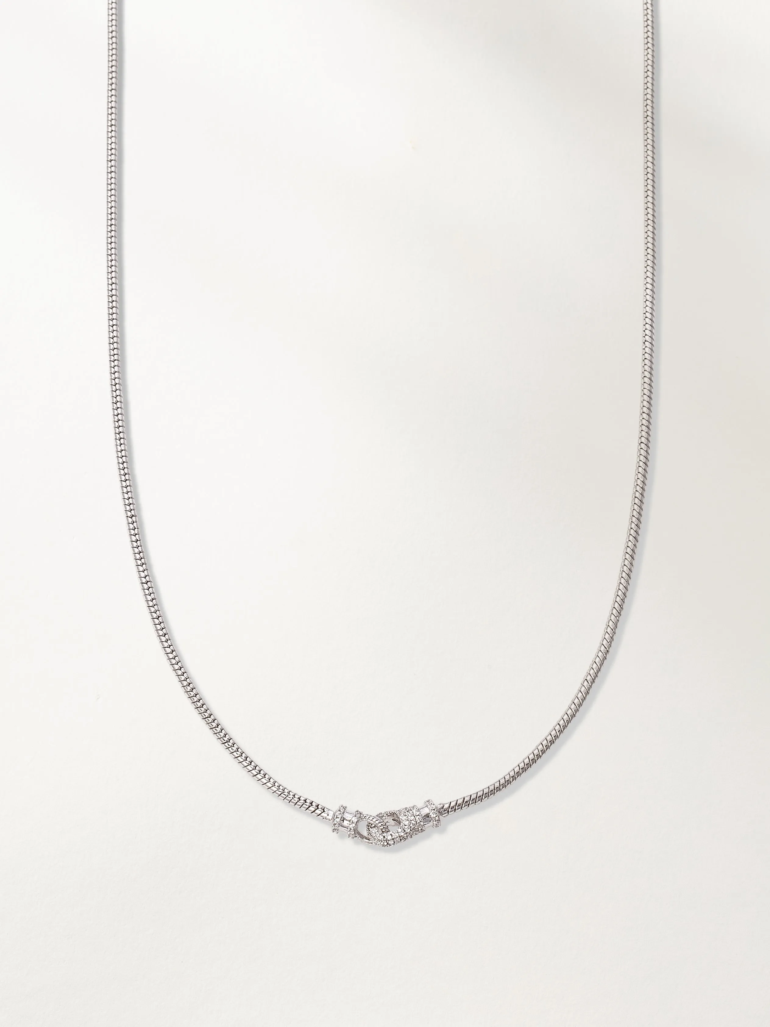 Locked In Snake Chain Necklace