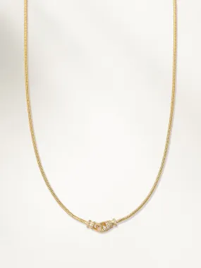 Locked In Snake Chain Necklace