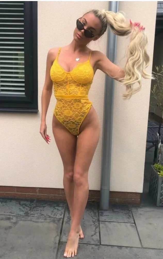 Mustard Lace Bodysuit