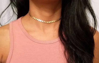 Necklaces - Shannon Gold Choker