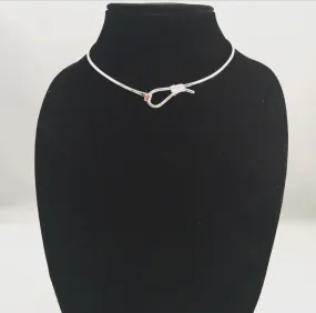 Necklaces - Silver Knot Choker