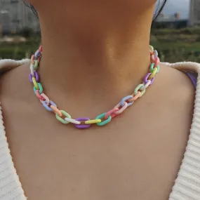 Resin Chain Statement Chokers Necklace | Girls Accessories Jewelry -