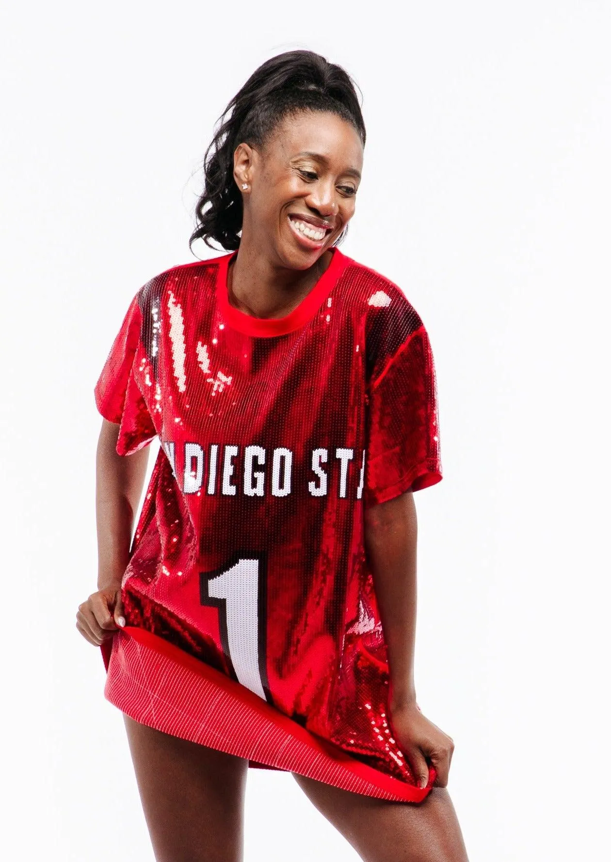 San Diego State Sequin Dress