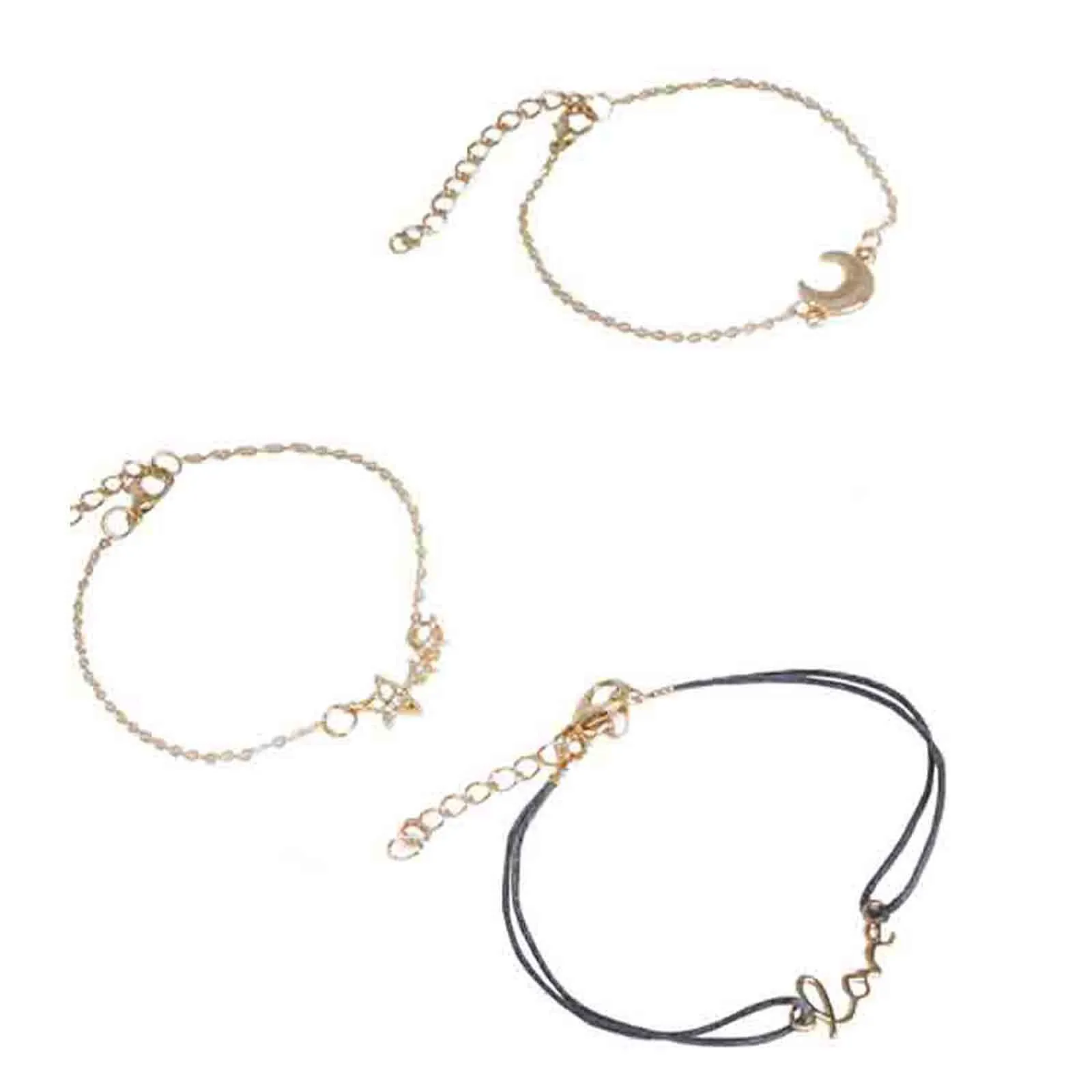 Wish Upon Gold Set of 6 Bracelets